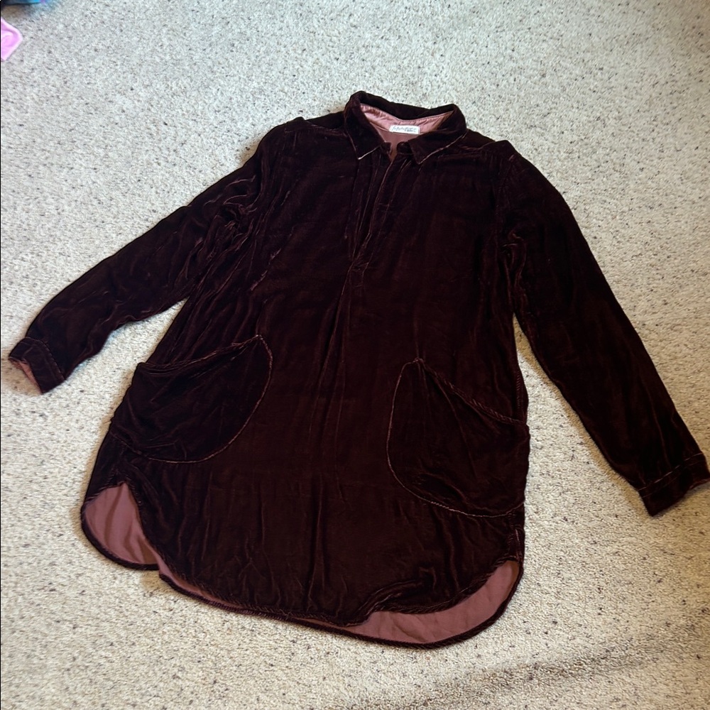 Women’s Velour long sleeve Tunic